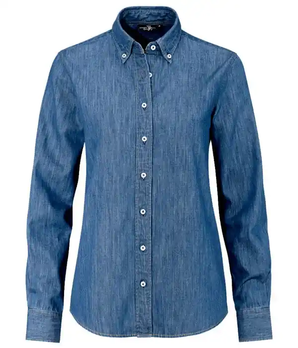 Rea SKJORTA DENIM DAM 6790 LJUSBLÅ