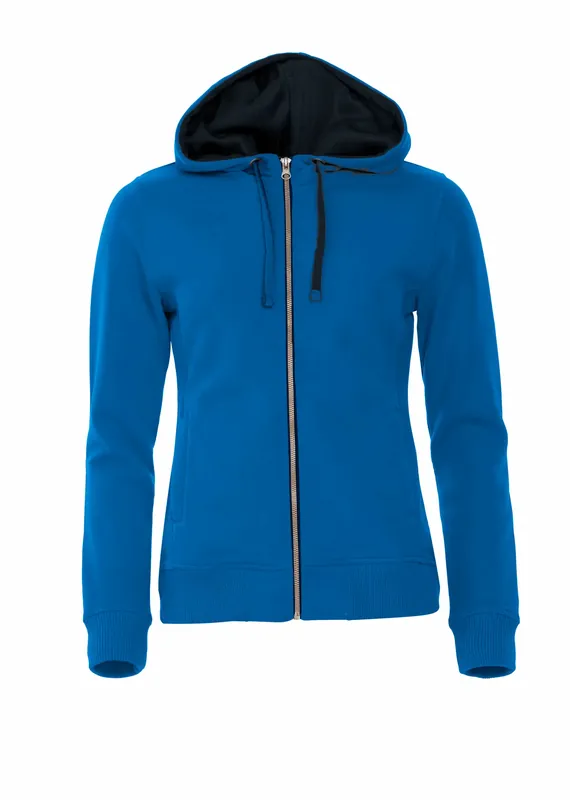 Endast idag HOODIE CLASSIC 021045 FULLZIP DAM ROYALBLÅ
