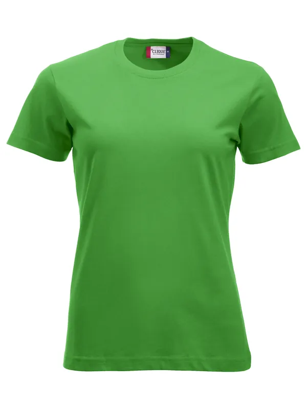 Expressleverans T-SHIRT NEW CLASSIC-T 029361 DAM ÄPPELGRÖN
