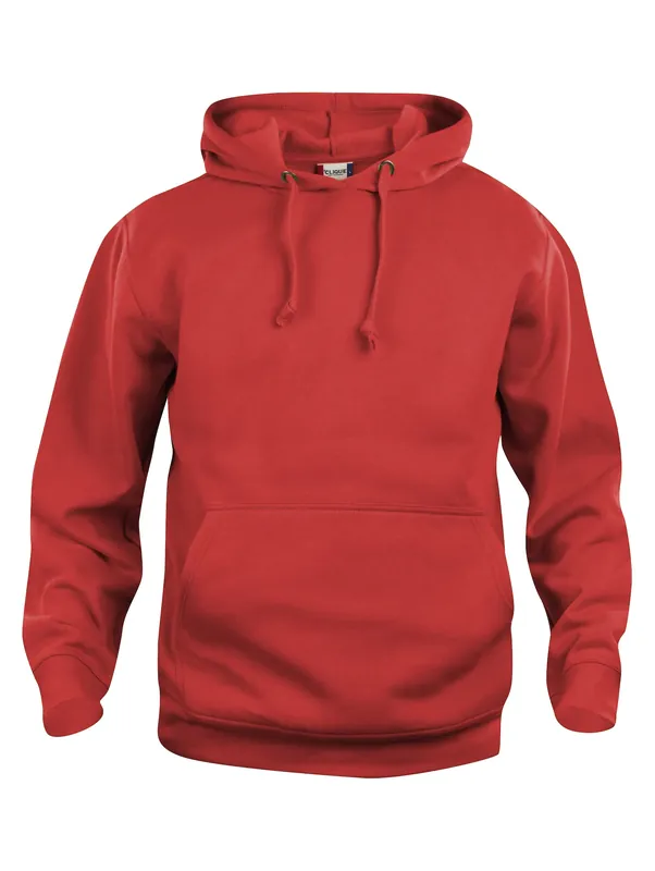HOODIE BASIC 021031 RÖD Billig