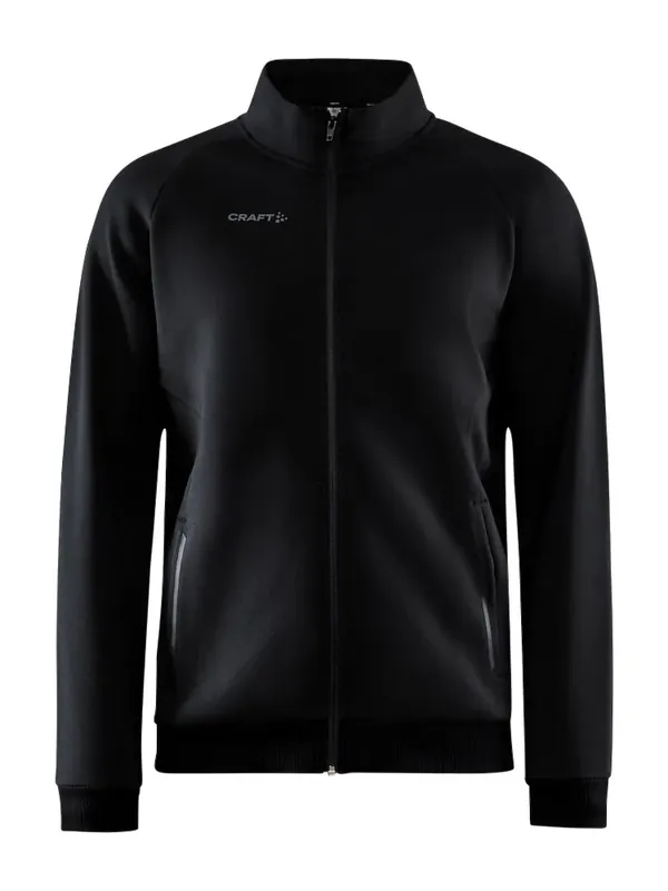 SWEATSHIRT JACKA CS FULL ZIP SVART-L Snabb leverans