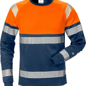 T-SHIRT L/Ä KL 1 7519 THV ORANGE/MARIN I lager
