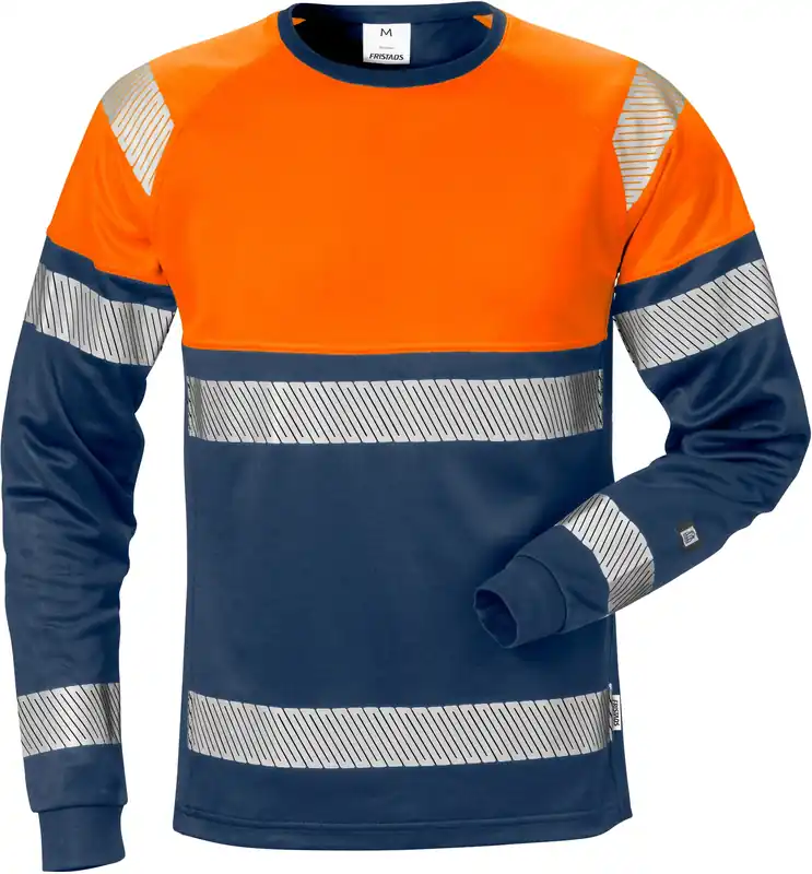 T-SHIRT L/Ä KL 1 7519 THV ORANGE/MARIN I lager
