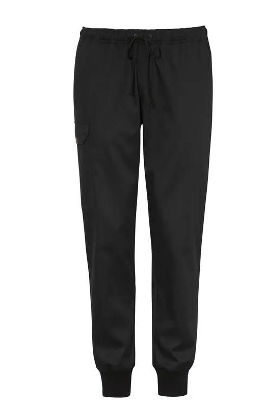 4048 BYXA MED RIBB UNISEX SVART Populär