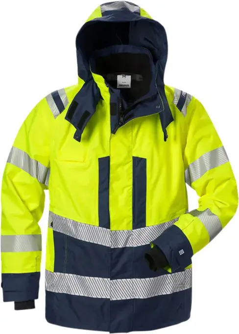 SKALJACKA VARSEL KL 3 GUL/BLÅ 4515 GTT Sista chansen