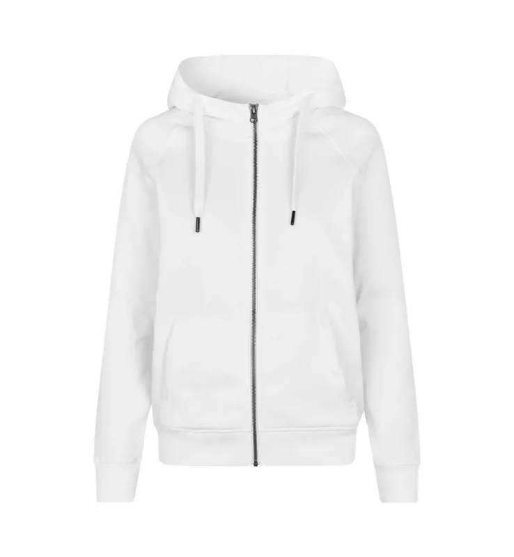 HOOD ZIP 0639 DAM Vit Nedsatt pris
