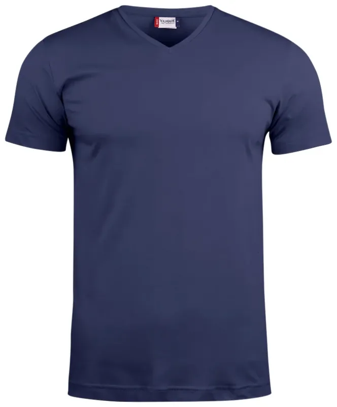 Kampanjpris T-SHIRT BASIC-T 029035 V-NECK MARIN