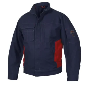 FLAM JACKA B/P/AS MARIN/RÖD-2XL Kampanjpris