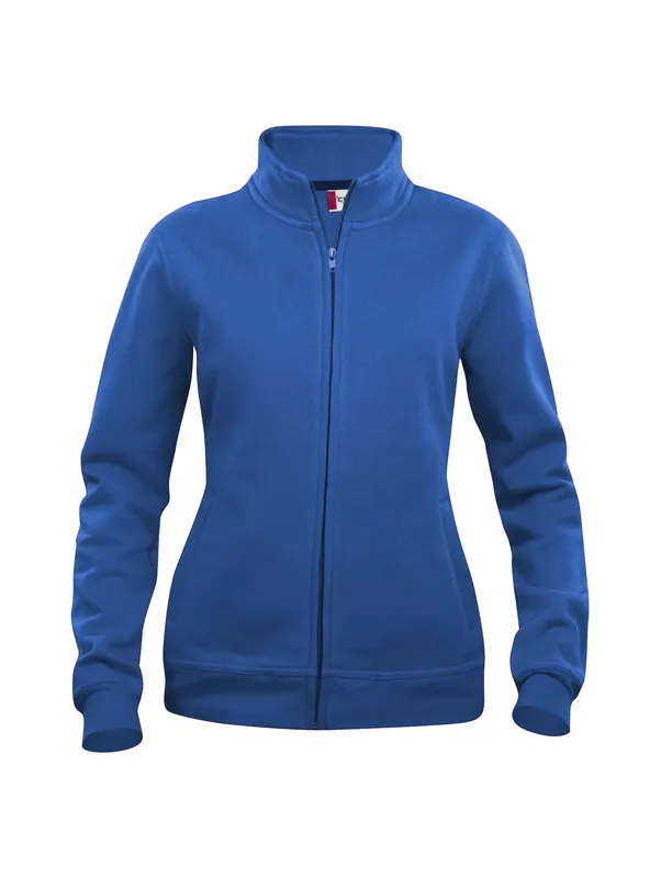 SWEATSHIRT CARDIGAN BASIC 021039 DAM ROYALBLÅ Utförsäljning