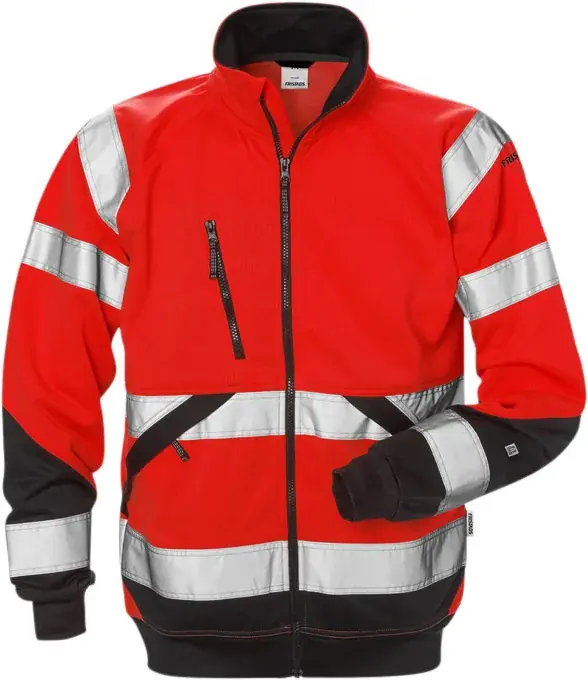 SWEATSHIRT KL 3 7426 SHV RÖD/SVART Nedsatt pris
