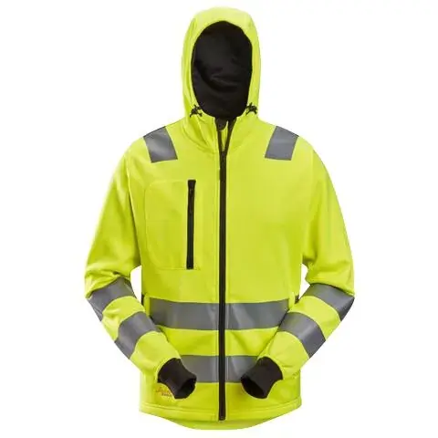 Hoodie FZ Varsel Kl2 AWVarselgul Stl: XS Billig