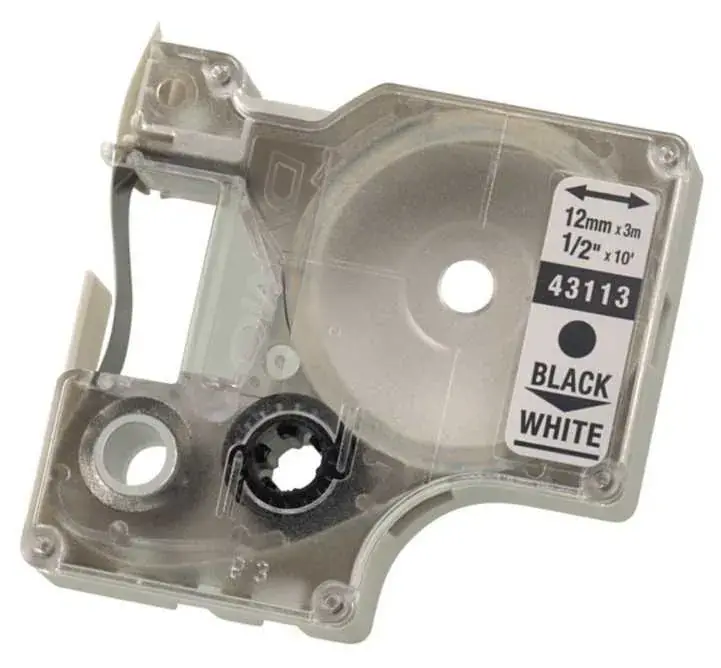 MÄRKBAND DYMO D1 19X7 SV/GUL Premium