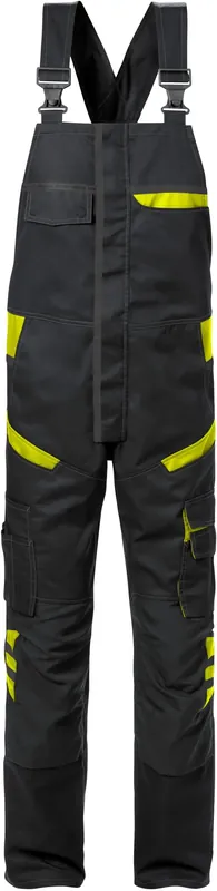 Outlet HÄNGSLEBYXA 1555 STFP SVART/VARSELGUL