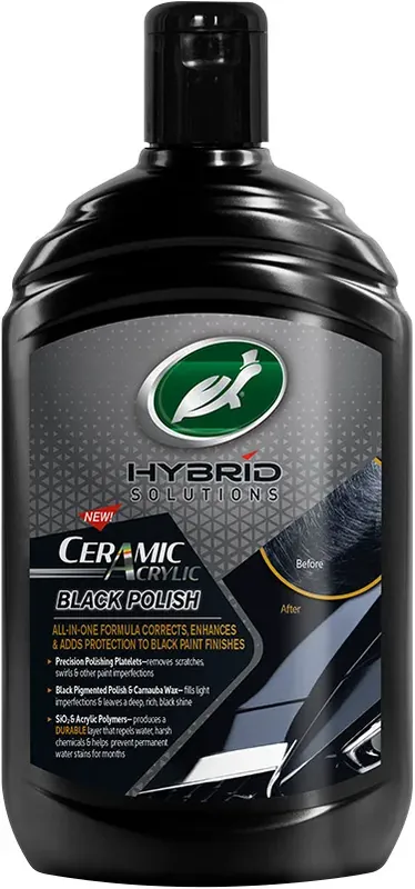 Sänkt pris TURTLE WAX CERAMIC BLACK POLISH WAX 500 ML