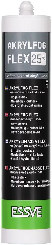 AKRYL FLEX 25 - HÖGELASTISK PREMIUM MÅLARFOG Köp nu