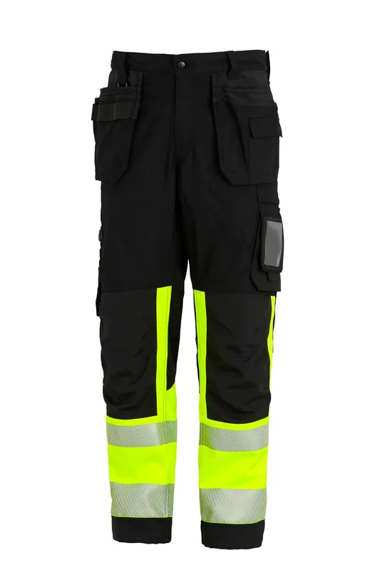 Reapris HANTVERKSBYXA STRETCH VARSEL FUNCTION G572 SVART/GUL