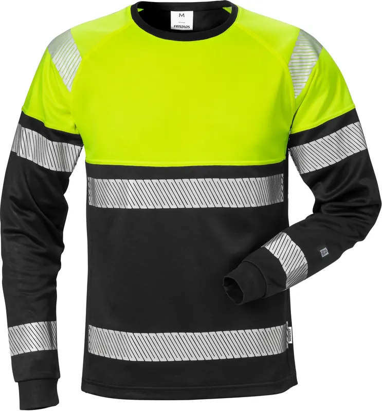 T-SHIRT 7519THV LÅNG ÄRM KL 1 VARSELGUL/SVART Beställ nu