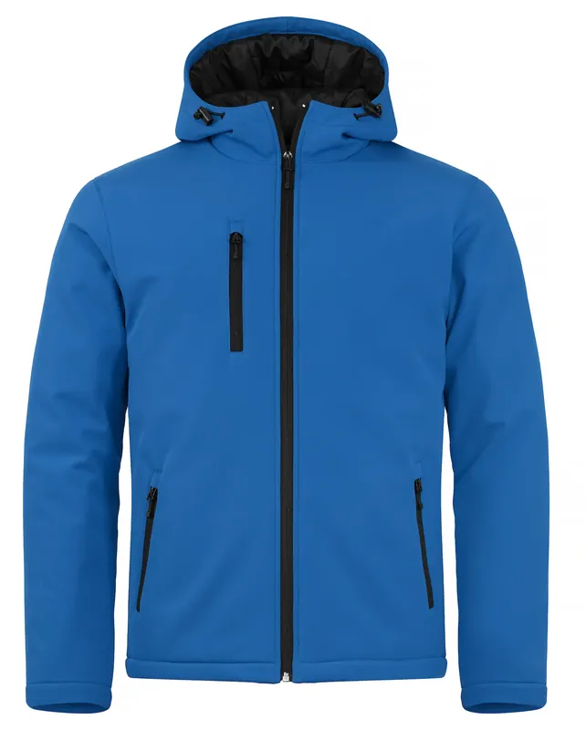 Utförsäljning VADDERAD SOFTSHELLHOODIE 020952 ROYALBLÅ