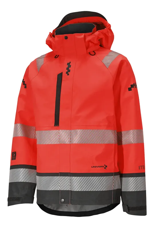 PROTEC XTRM SHELLJACKET HiViS RED Begränsat erbjudande