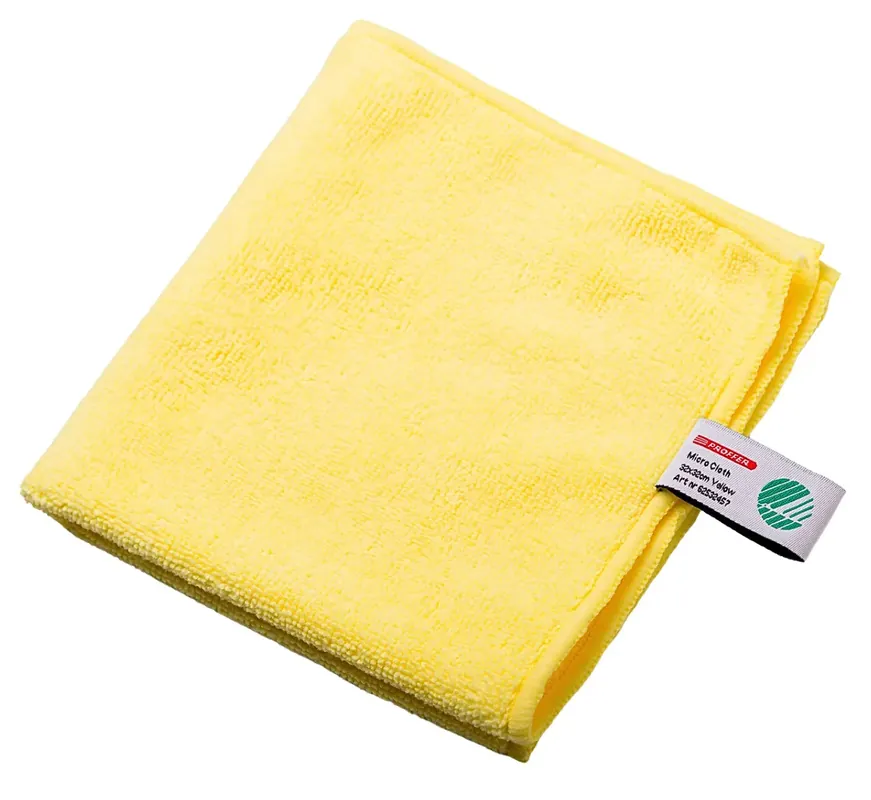 prisnedsättning MIKROFIBERDUK 32X32CM PROFFER GUL