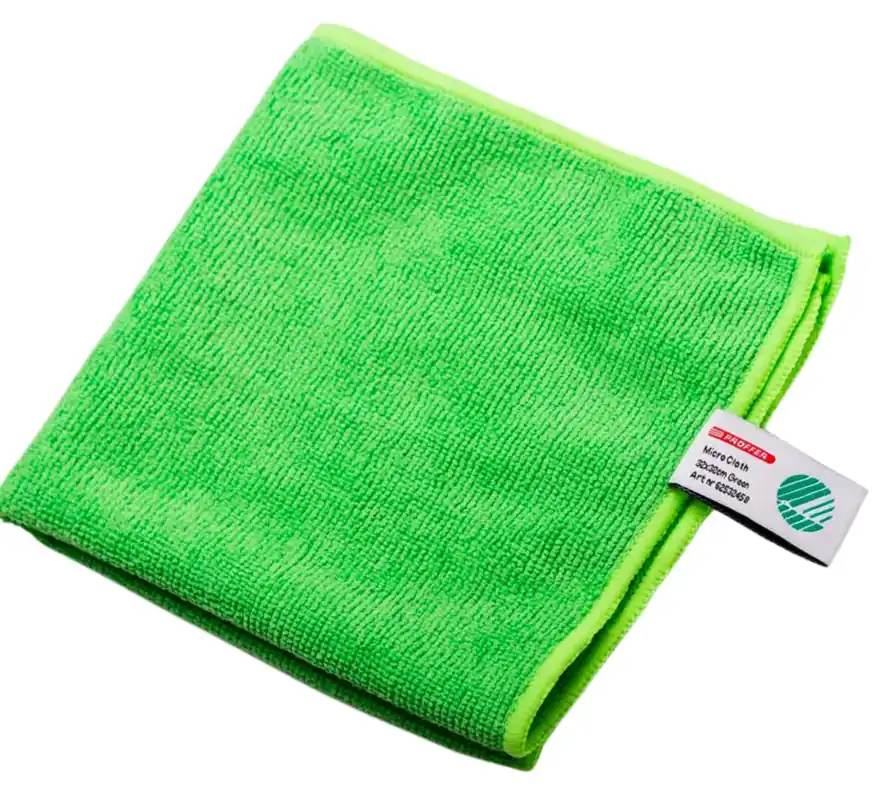 MIKROFIBERDUK 32X32CM PROFFER GRÖN Snabb leverans