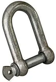 Begränsat erbjudande Handelsschackel Gigant Rak Galvaniserad 8 mm, Bulk