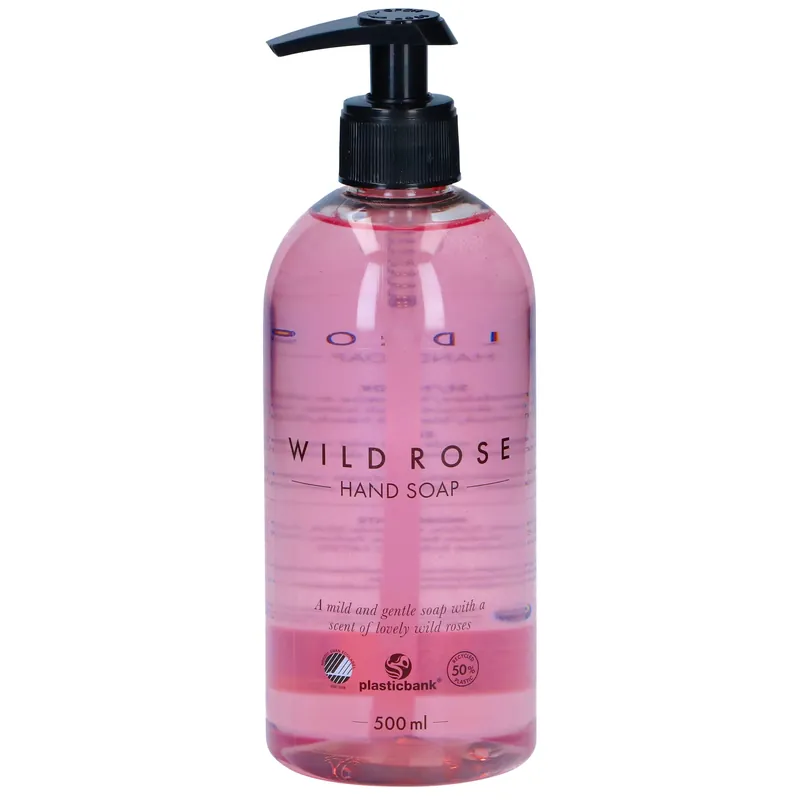 HANDTVÅL WILD ROSE 500ML Rabatter