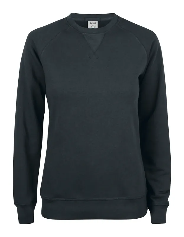 Säker betalning SWEATSHIRT PREMIUM OC 021001 RUNDHALS DAM SVART