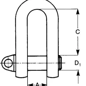 SCHACKEL RAK KL3 12MM Kampanj
