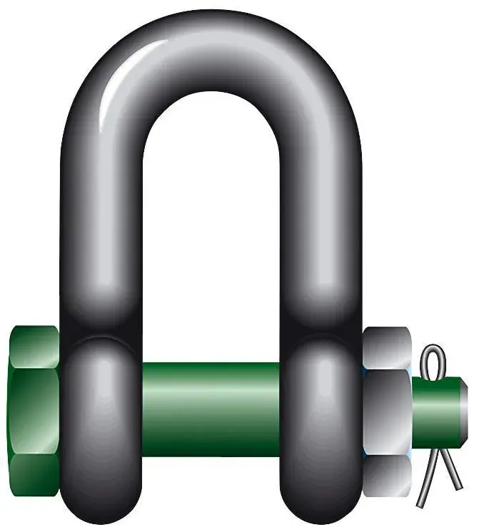 Schackel Green pin GP Rak Bult 3,25 ton I lager