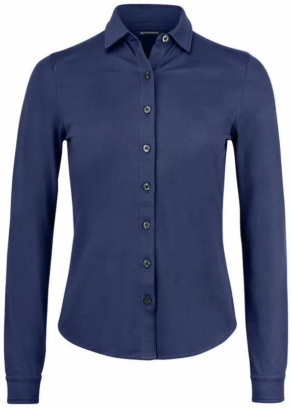 Utförsäljning T-SHIRT MANZANITA 353409 DAM DARK NAVY 2XL
