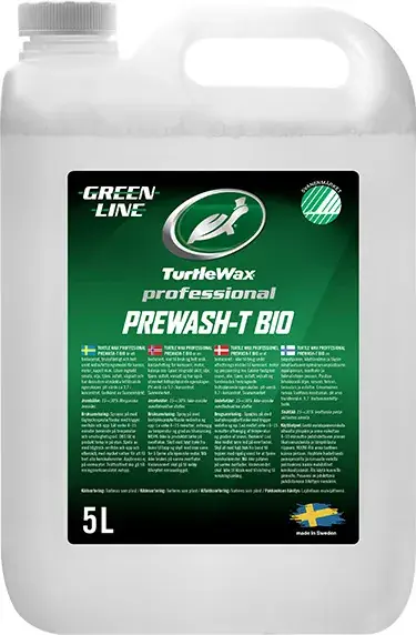 Kundfavorit TURTLE WAX PRO GREENLINE PREWASH-T BIO 5L