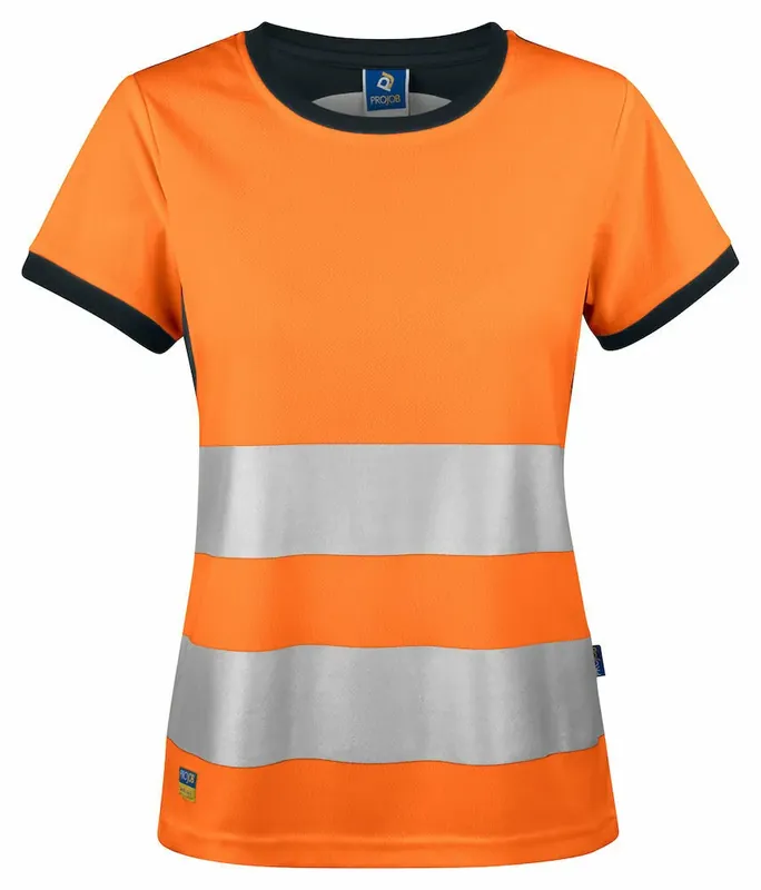 T-SHIRT 6012 DAM HV OR/SV 3XL Kampanj