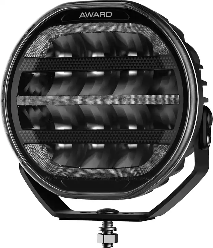 EXTRALJUS LYNX LED 7" SVART MED POS.LJUS 12/24V Kampanjpris