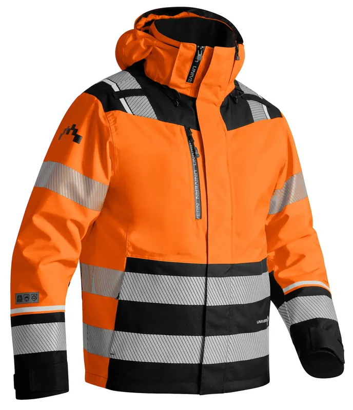 2-IN-1 VINTERJACKA VARSEL PROTEC 87323 ORANGE/SVART Rabatter