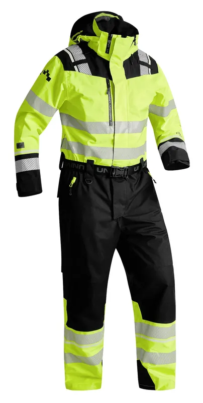 Premium SKALOVERALL VARSEL PROTEC 87337 GUL/SVART