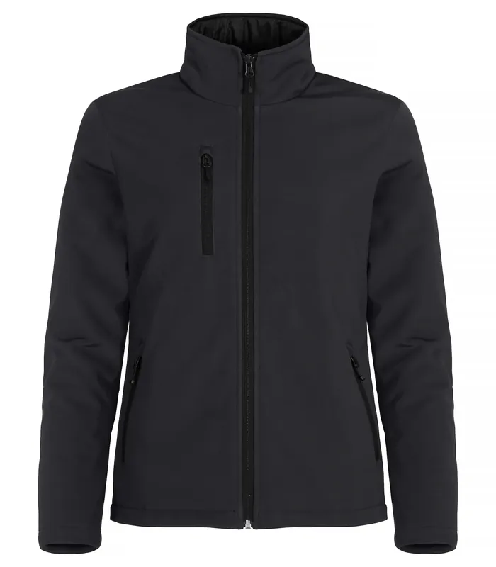 Begränsat antal PADDED SOFTSHELL JKT DAM SVART L