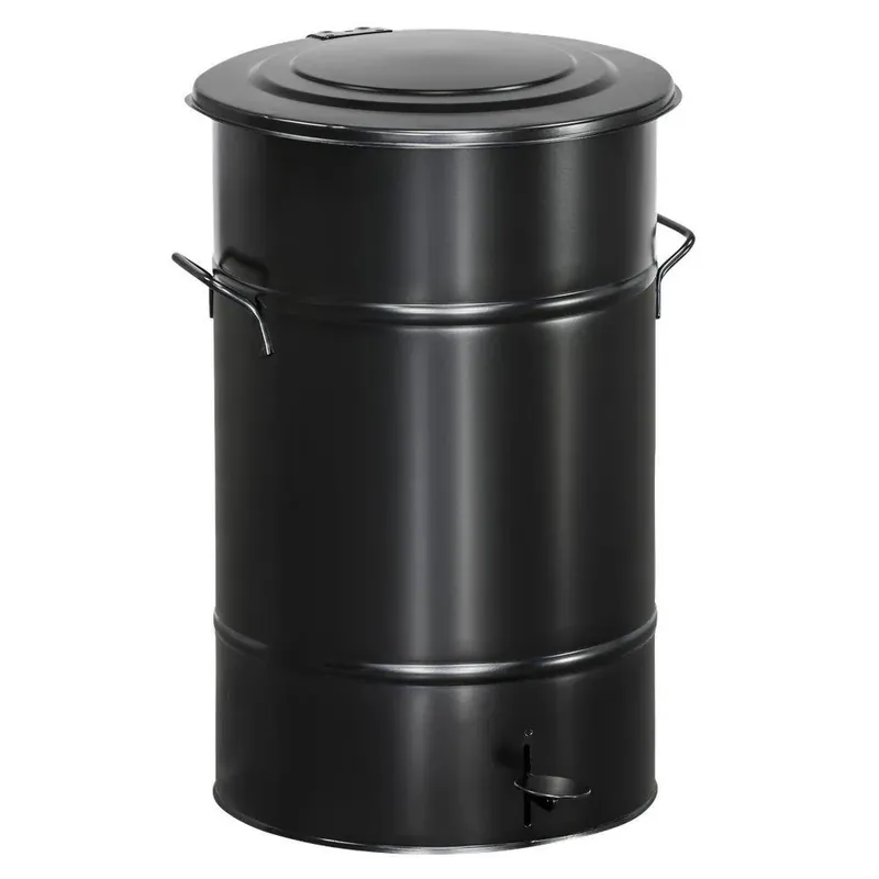 Avfallskärl Gigant med pedal 30-70 L 70 l, Svart Reapris