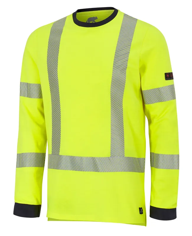Nedsatt pris LÅNGÄRMAD T-SHIRT INHERENT VARSEL PRESSURE 405-3 GUL