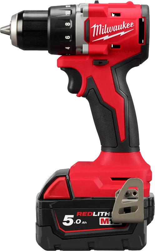 I lager Borrskruvdragare M18 BLDDRC-502C Med 2 x 5.0Ah Batterier