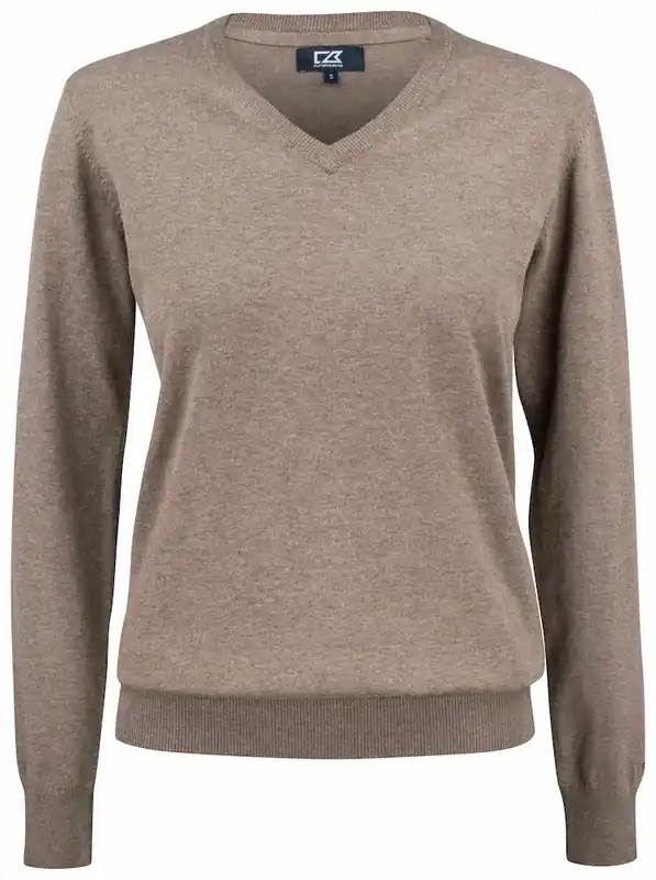 OAKVILLE V-NECK TRÖJA 355419 DAM NOUGAT L Lågt pris
