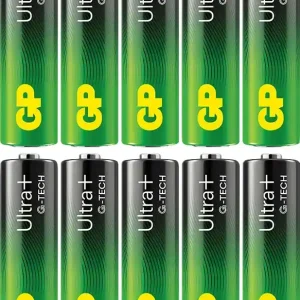 BATTERI AA/LR6 10-P GP ULTRA PLUS ALKALINE Expressleverans