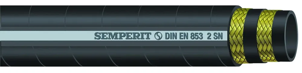 2-STÅLS FLÄTAD SKALFRI HYDRAULSLANG Snabb frakt