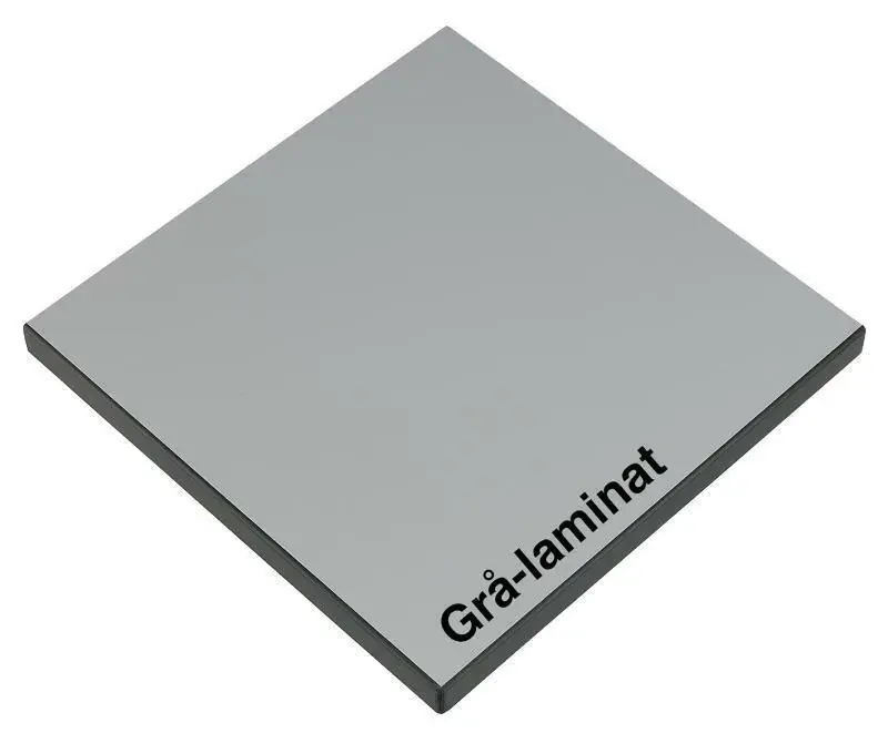 BORDSSKIVA GRÅ LAM.800X600X24 Trygg betalning