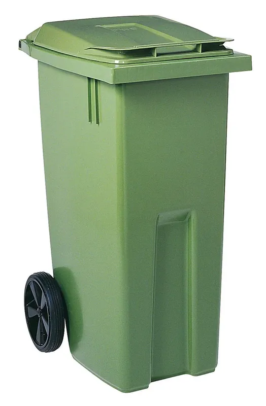 Lägg i varukorgen Sopkärl Gigant 2-hjul med lock 80 l, Grön