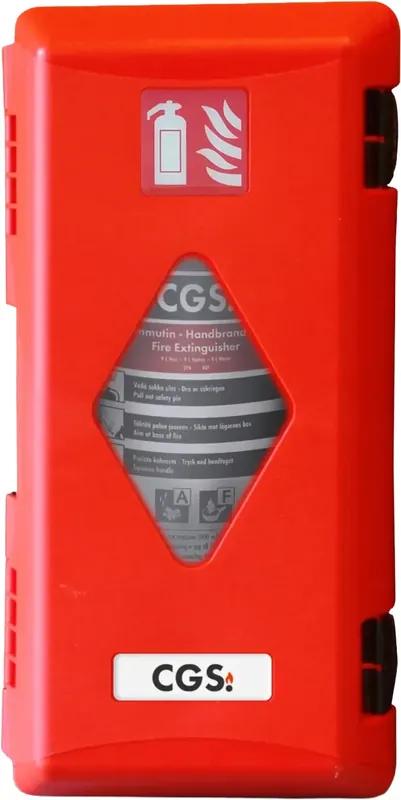 Brandsläckarskåp CGS 6 kg PRO med Fönster Extra rabatt