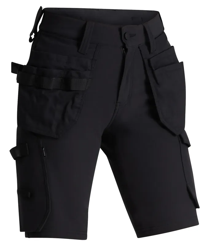 HANTVERKSSHORTS STRETCH ELEVATE G751 DAM SVART Begränsad tid