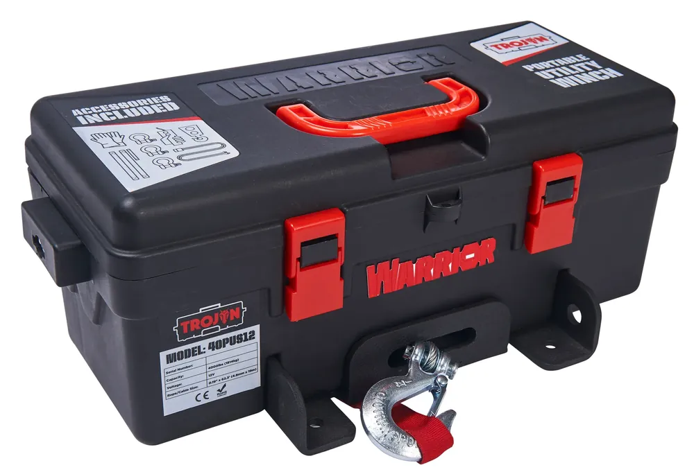 Kampanj PORTABEL VINSCH TROJAN 12 V 4000LB