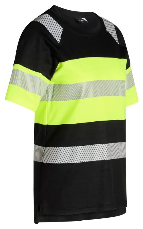 Erbjudandepris T-SHIRT VARSEL ESSENTIAL G154 DAM SVART/GUL
