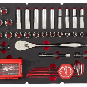 Begränsat erbjudande HYLSNYCKEL 1/2" INSEX SKUM 65DEL PACKOUT